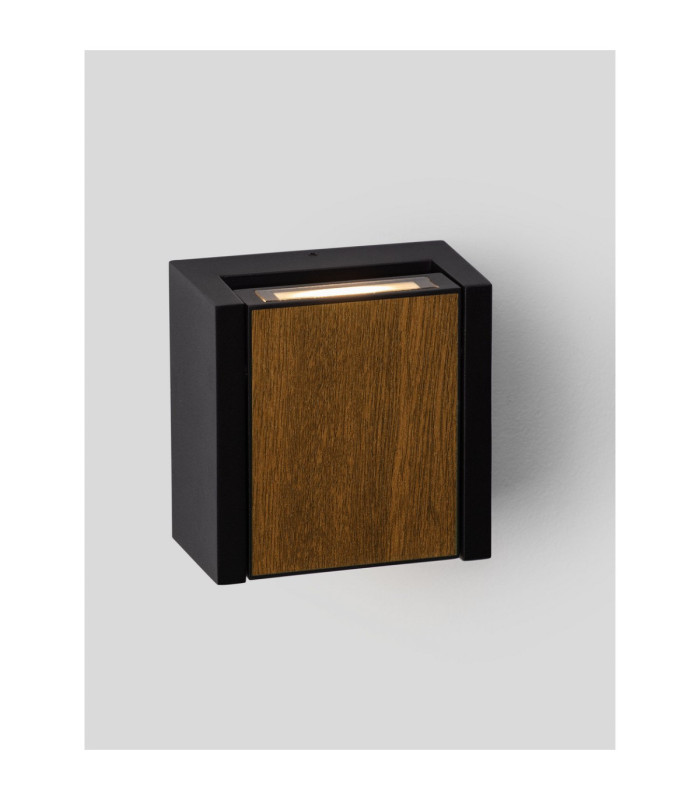 Kioo Outdoor Up Down Wall Lamp Sandy Black LED 10W 775lm IP65 3000K-8