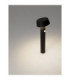 Chiaro Short Outdoor Bollard Sandy Black LED 1W 5V DC 69lm IP54 3000K Solar PIR Sensor-4