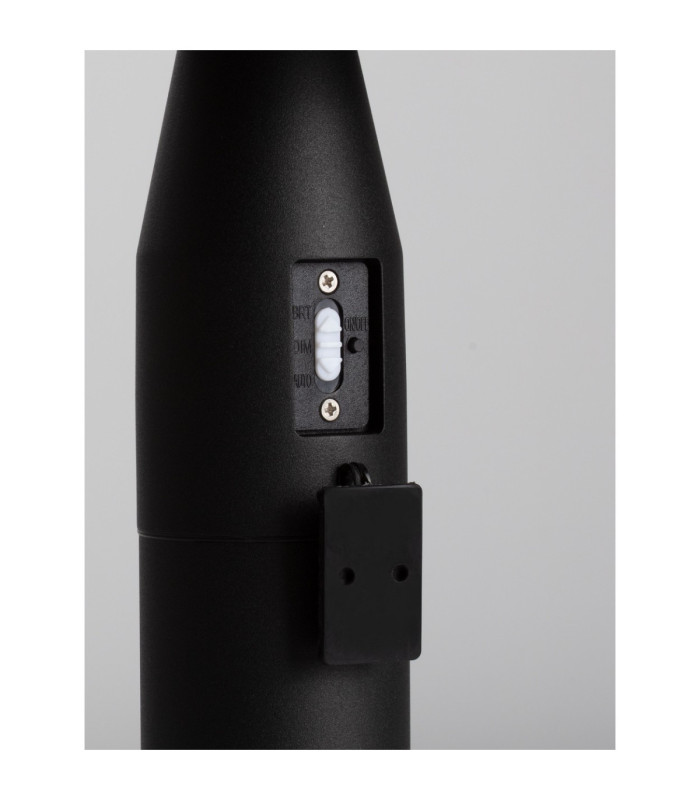 Chiaro Short Outdoor Bollard Sandy Black LED 1W 5V DC 69lm IP54 3000K Solar PIR Sensor-5