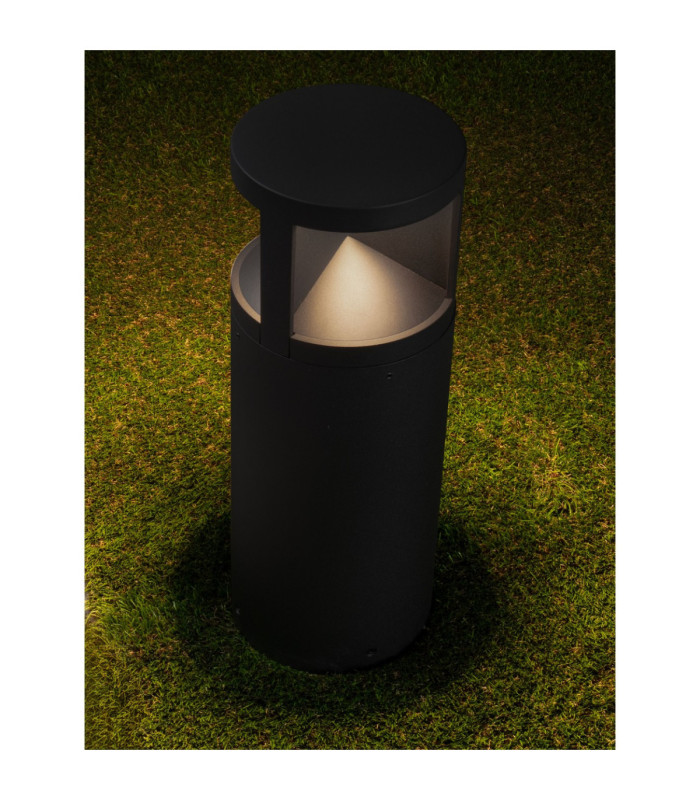 Soul 43cm Outdoor Bollard Sandy Black LED 24W 712lm IP65 3000K-5