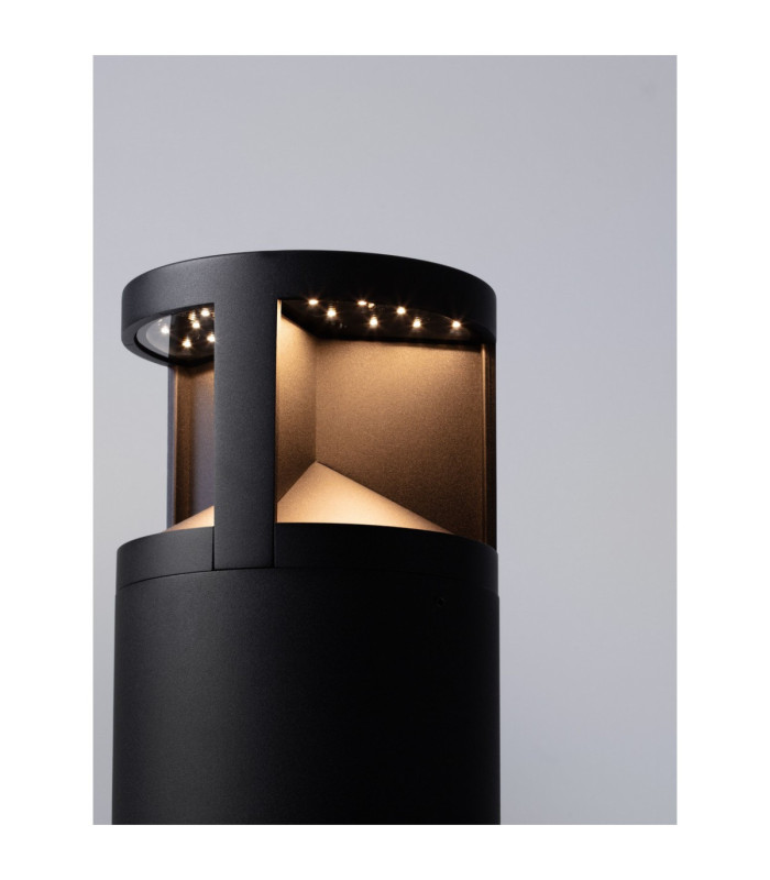 Soul 73cm Outdoor Bollard Sandy Black LED 24W 712lm IP65 3000K-6
