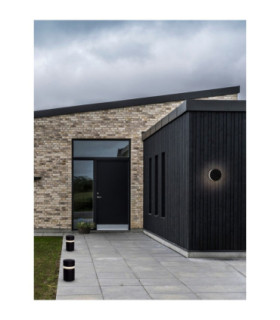 Airy Outdoor Modern Wall Lamp Sandy Black LED 8W 369lm IP54 3000K-2