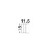 Airy Outdoor Modern Wall Lamp Sandy Black LED 8W 369lm IP54 3000K-7