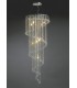 Ceiling Pendant Spiral 9 Light Polished Chrome, Crystal - 2
