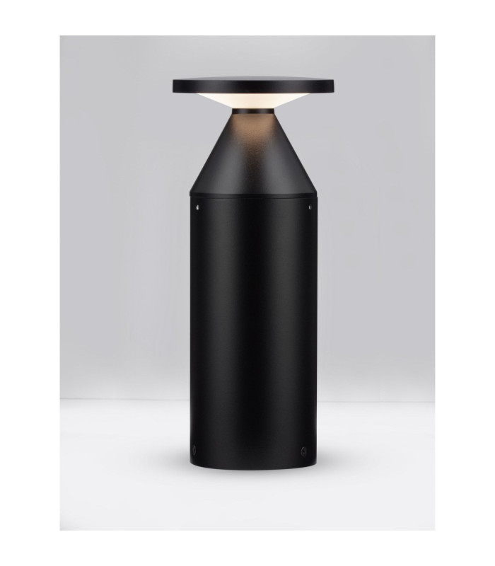 Neve 30cm Outdoor Bollard Sandy Black LED 11W 600lm 3000Κ IP65-4