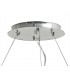 Ceiling Pendant Spiral 9 Light Polished Chrome, Crystal - 4
