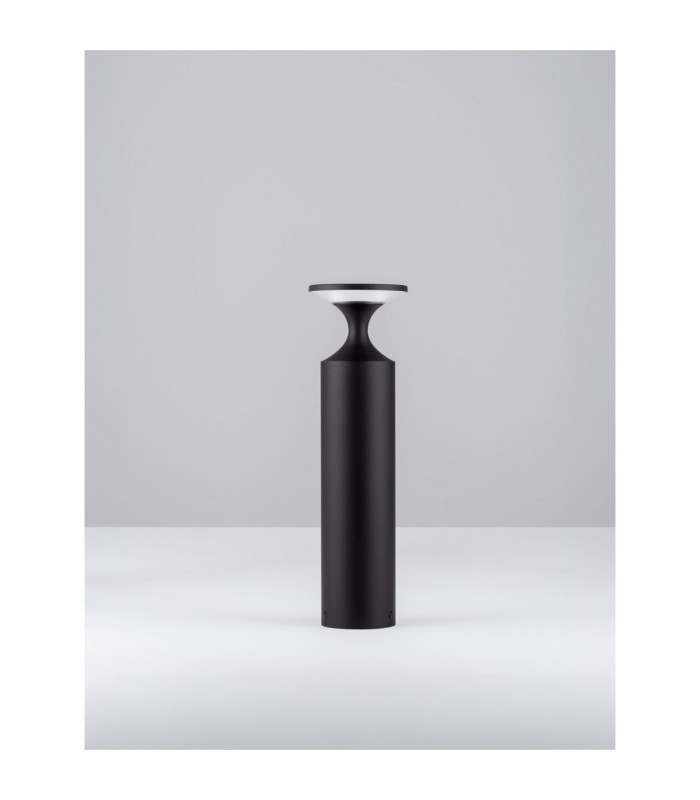 Pistillo 50cm Outdoor Bollard Sandy Black LED 13W 950lm IP65 3000K-3