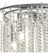 Ceiling Pendant Spiral 9 Light Polished Chrome, Crystal - 6