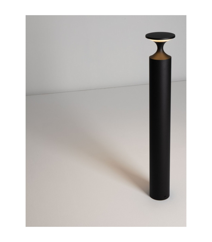 Pistillo 90cm Outdoor Bollard Sandy Black LED 13W 950lm IP65 3000K-6