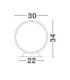 Metro 30 Outdoor Bollard Sandy Black LED 6W 405lm 3000Κ IP65-10