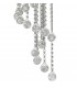 Ceiling Pendant Spiral 9 Light Polished Chrome, Crystal - 8