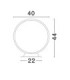 Metro 40cm Outdoor Bollard Sandy Black LED 6W 405lm 3000Κ IP65-7