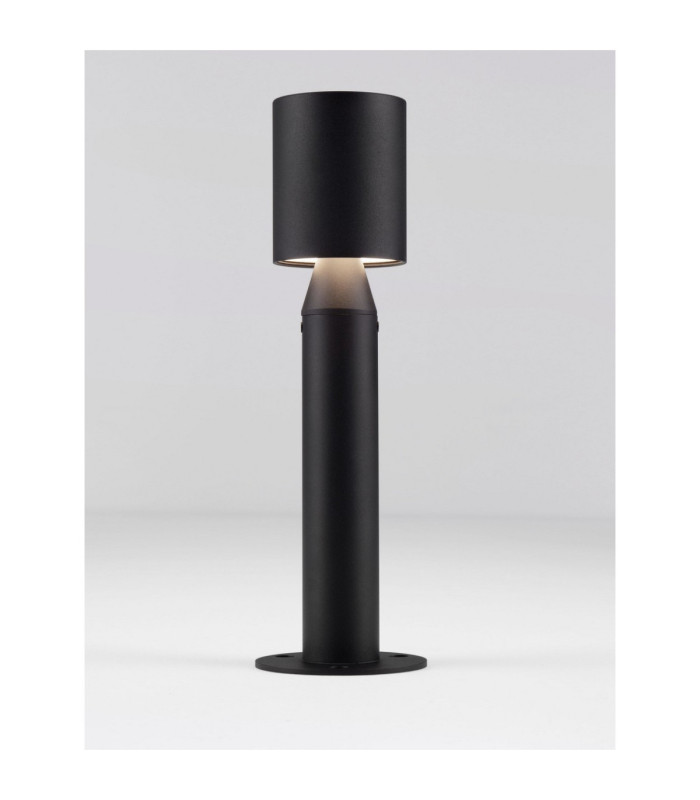 Brot 30cm Outdoor Bollard Sandy Black LED 6W 277lm 3000K IP65-4