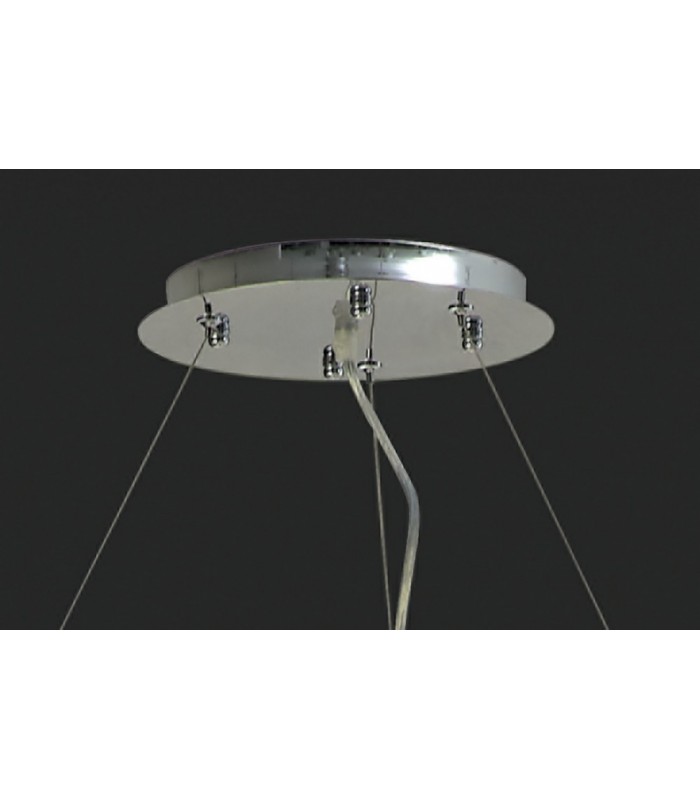 Ceiling Pendant Spiral 9 Light Polished Chrome, Crystal - 10