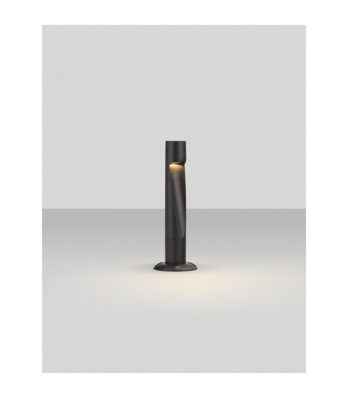 Nooi 30cm Outdoor Bollard Dark Anthracite LED 6W 185lm IP65 3000K-4