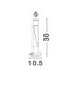 Nooi 30cm Outdoor Bollard Dark Anthracite LED 6W 185lm IP65 3000K-7