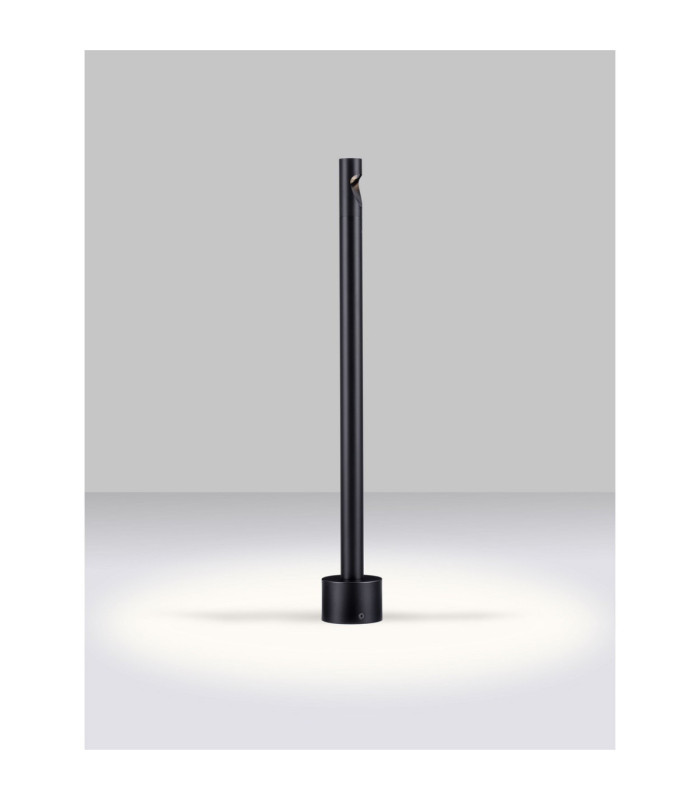 Luxor Outdoor Bollard Sandy Black LED 4W 143lm 3000K IP65-4
