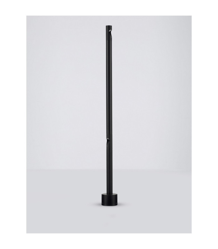 Luxor Outdoor Bollard Sandy Black LED 9W 378lm 3000K IP65-3
