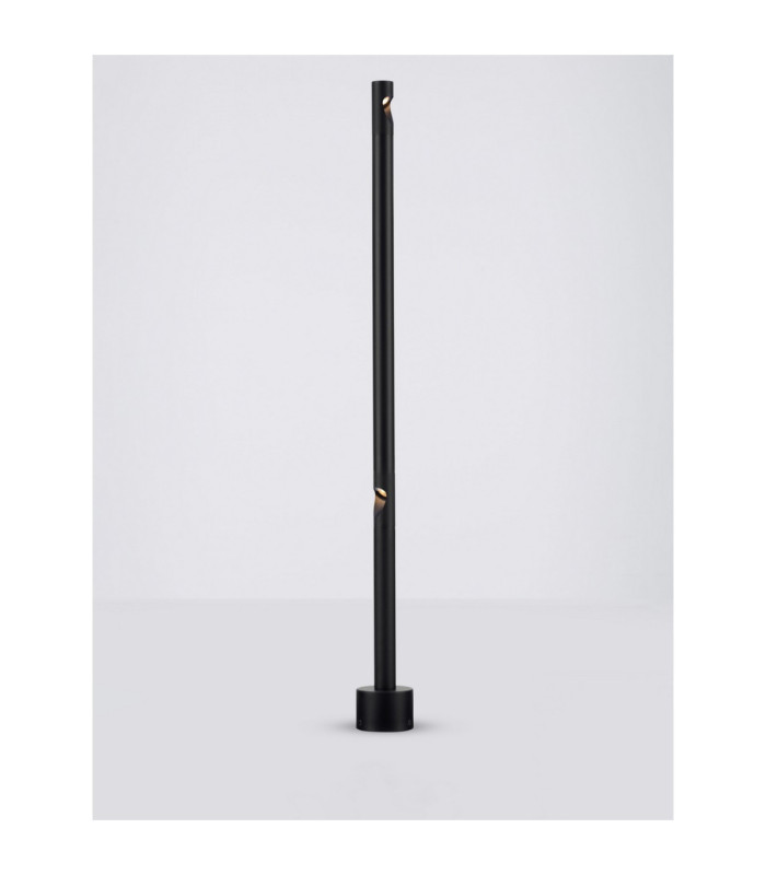Luxor Outdoor Bollard Sandy Black LED 9W 378lm 3000K IP65-4