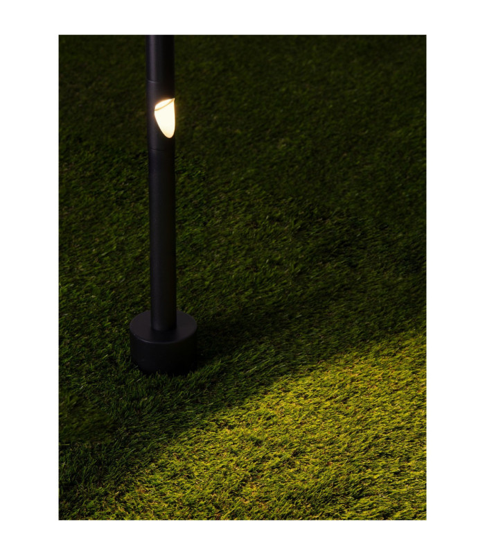 Luxor Outdoor Bollard Sandy Black LED 9W 378lm 3000K IP65-5