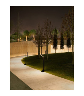 Vel 61cm Outdoor Bollard Sandy Black LED 7W 700lm 3000Κ IP65-2
