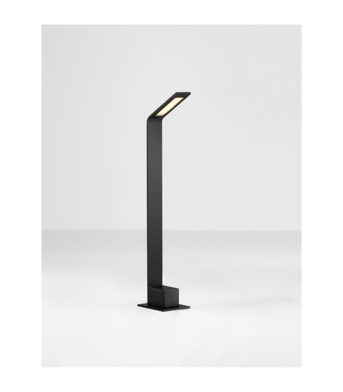 Vel 61cm Outdoor Bollard Sandy Black LED 7W 700lm 3000Κ IP65-4