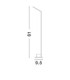 Vel 61cm Outdoor Bollard Sandy Black LED 7W 700lm 3000Κ IP65-8