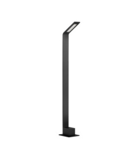 Vel 80cm Outdoor Bollard Sandy Black LED 7W 700lm 3000Κ IP65-1