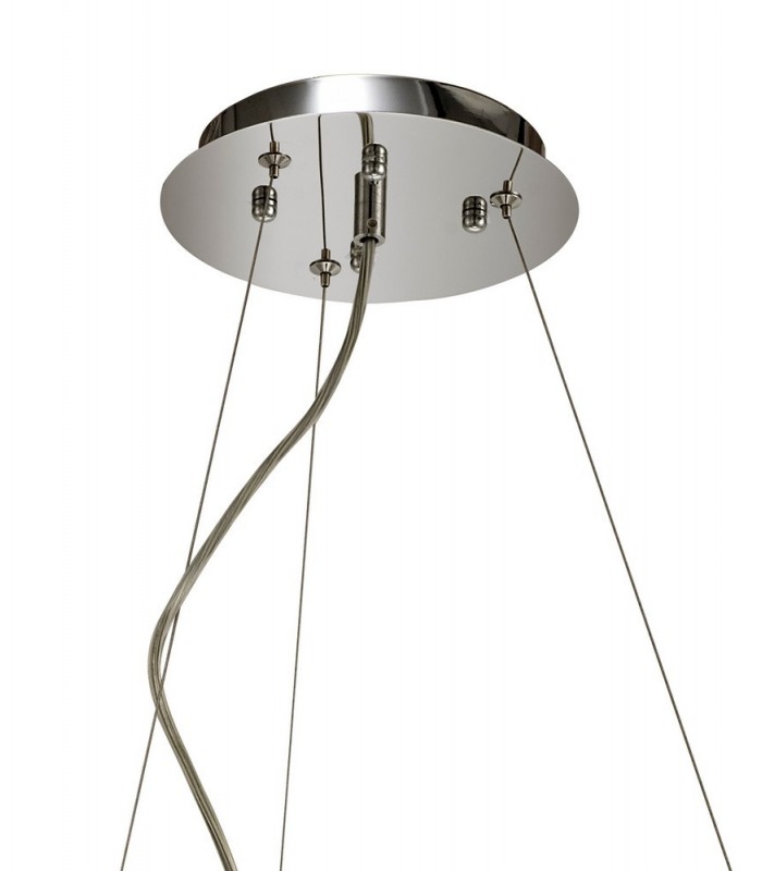 Ceiling Pendant 10 Light Polished Chrome, Crystal - 5