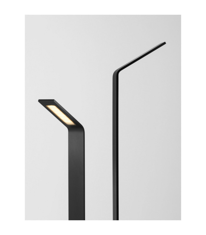 Vel 80cm Outdoor Bollard Sandy Black LED 7W 700lm 3000Κ IP65-5
