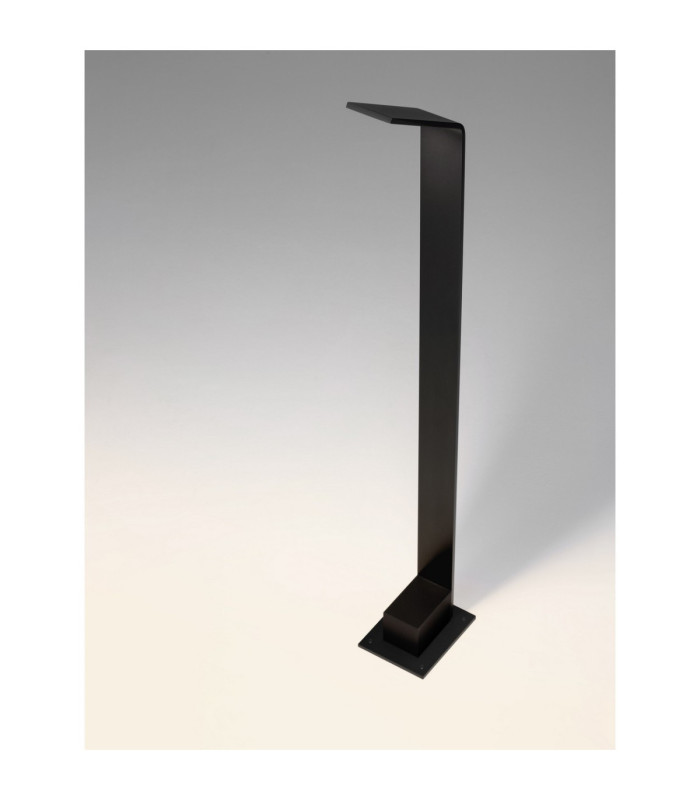 Vel 80cm Outdoor Bollard Sandy Black LED 7W 700lm 3000Κ IP65-7