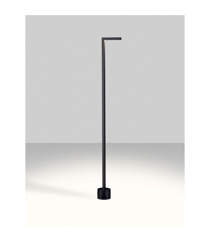 Pipe 95cm Outdoor Bollard Sandy Black LED 5W 188lm 3000K IP65-4