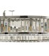 Ceiling Pendant 10 Light Polished Chrome, Crystal - 8