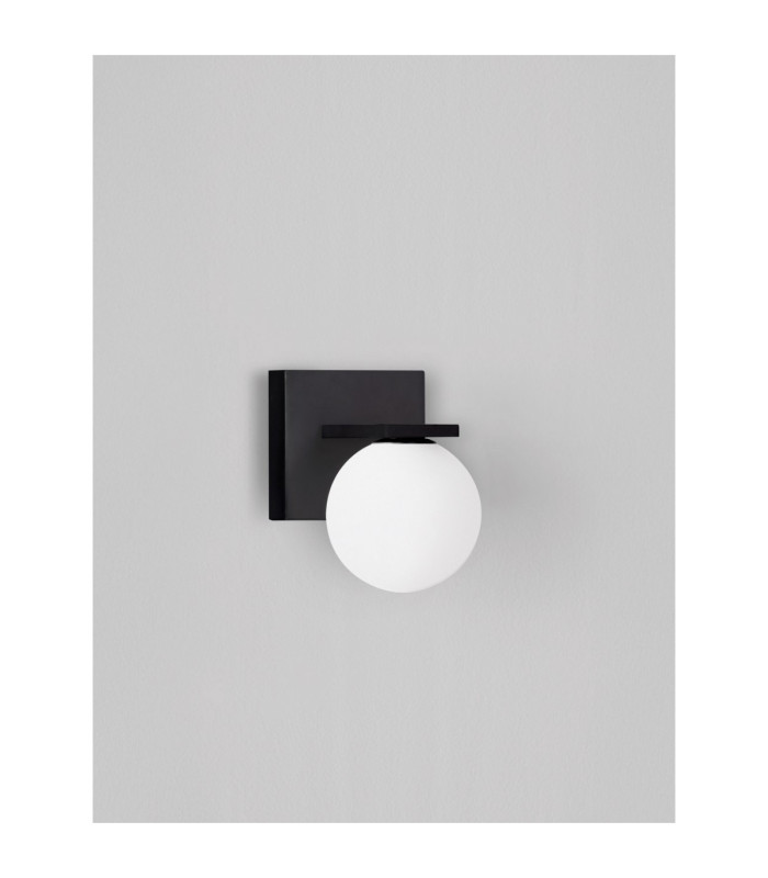 Oracle Outdoor Globe Wall Lamp Sandy Black LED 9W 425lm 3000K IP65-3