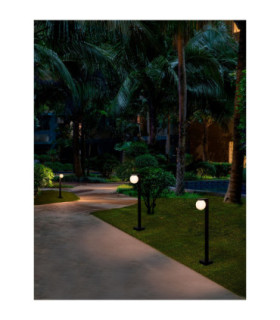 Oracle 90cm Outdoor Bollard Sandy Black LED 8W 326lm 3000K IP65-2