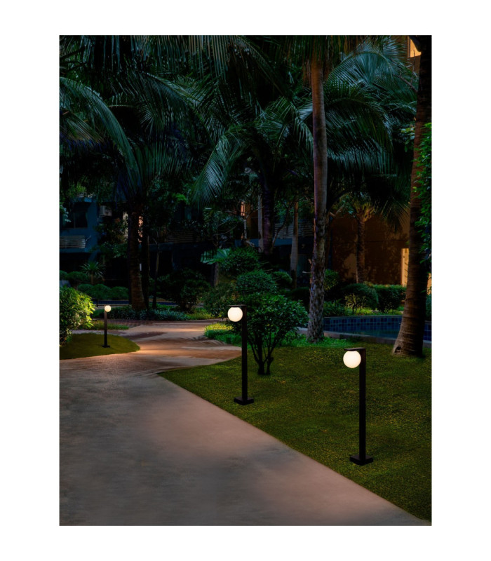 Oracle 90cm Outdoor Bollard Sandy Black LED 8W 326lm 3000K IP65-2