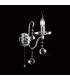 Wall Lamp Switched 1 Light Polished Chrome, Crystal - 2