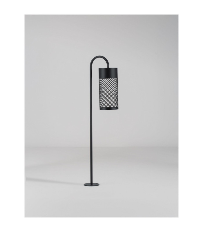 Motley 70cm Outdoor Bollard Sandy Black LED 9W 395lm 3000K IP65-3