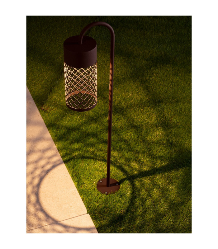 Motley 70cm Outdoor Bollard Corten LED 9W 395lm 3000K IP65-6