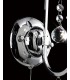 Wall Lamp Switched 1 Light Polished Chrome, Crystal - 4