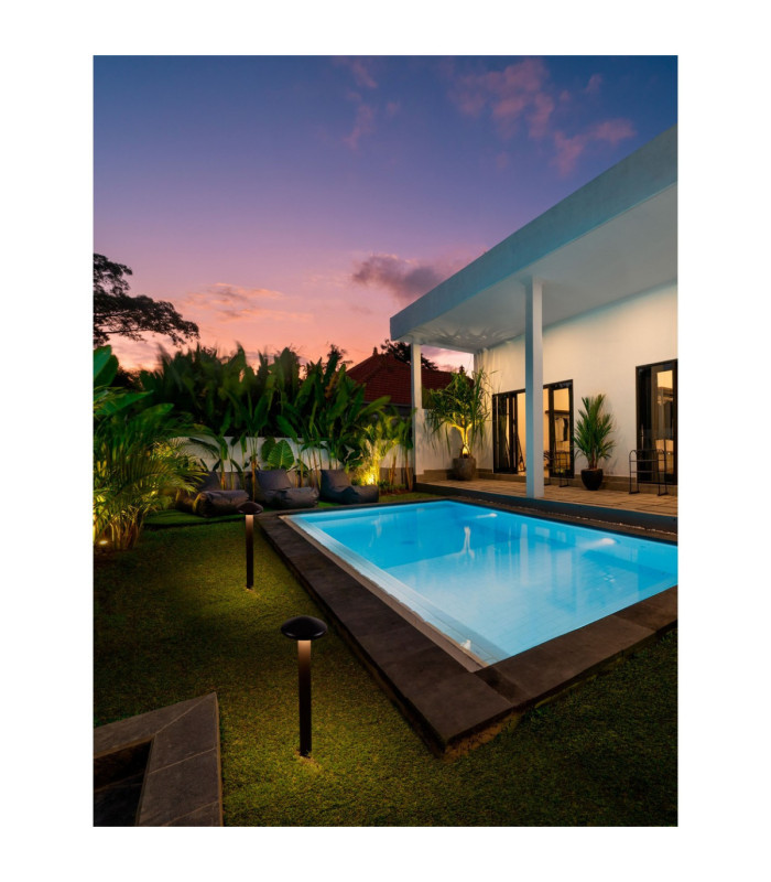Nemo 40cm Outdoor Bollard Dark Anthracite LED 5W 424lm 3000K IP65-2