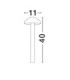 Nemo 40cm Outdoor Bollard Dark Anthracite LED 5W 424lm 3000K IP65-7