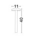 Mood Outdoor Bollard Coffee LED 5W 424lm 3000K IP65-6