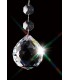 Wall Lamp Switched 1 Light Polished Chrome, Crystal - 8
