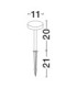 Mood Outdoor Spike Dark Anthracite LED 5W 402lm IP65 3000K-4