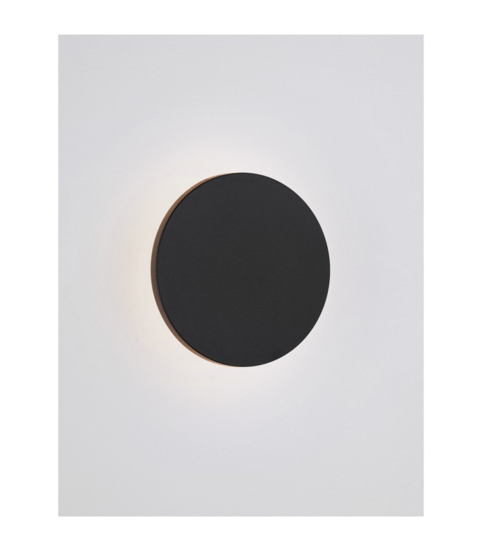 Tower Outdoor Flush Wall Lamp Sandy Black LED 8W 717lm IP65 3000K-4