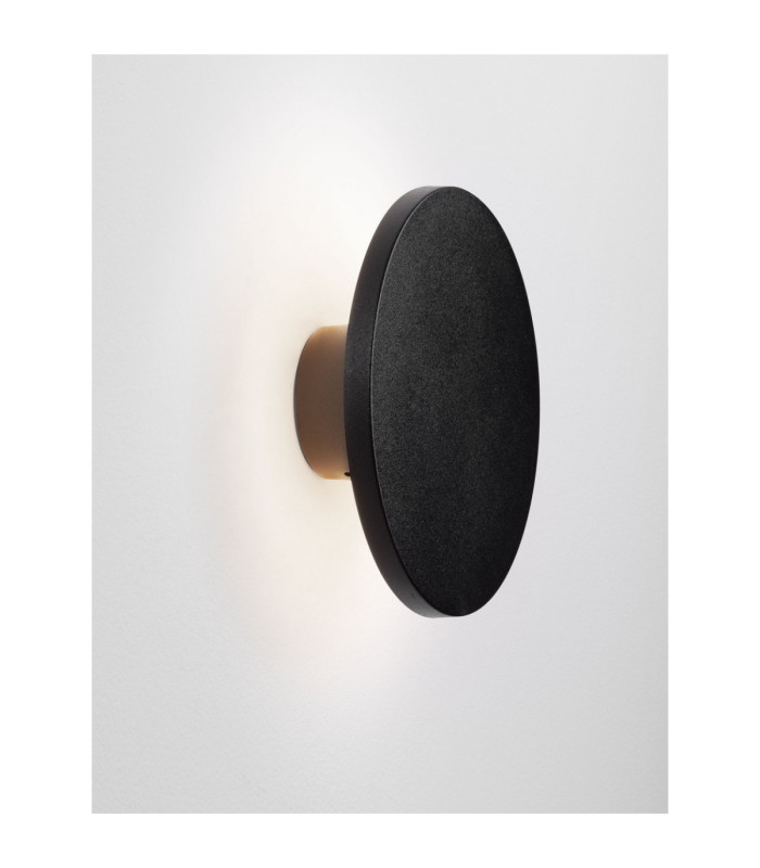 Tower Outdoor Flush Wall Lamp Sandy Black LED 8W 717lm IP65 3000K-6
