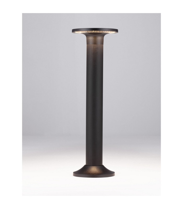 Tower Outdoor Bollard Sandy Black LED 8W 714lm IP65 3000K-4