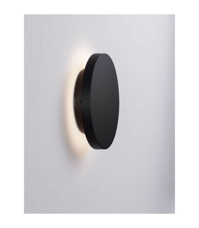 Nitro Outdoor Flush Wall Lamp Sandy Black LED 12W 469lm IP65 3000K-4