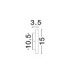Nitro Outdoor Flush Wall Lamp Sandy Black LED 12W 469lm IP65 3000K-7
